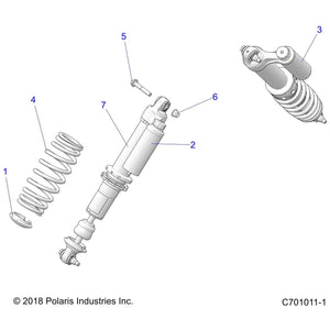 Spr-140#,12Fl,2.3-2.3Id,Slv by Polaris 7044209-385 OEM Hardware P7044209-385 Off Road Express