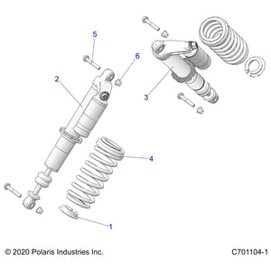 Spr-150-215#,13.15Fl,2.3Id,Csl by Polaris 7044259-385 OEM Hardware P7044259-385 Off Road Express