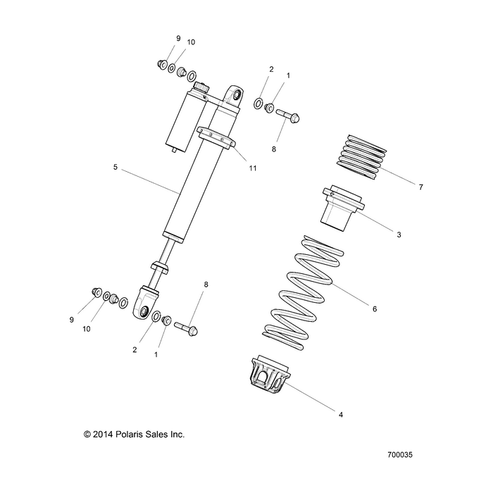 Spr-165#,6.25Fl,3.04-3.04,I.Rd by Polaris