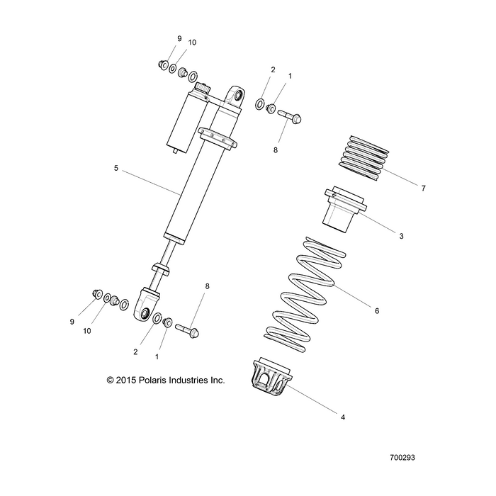 Spr-165#,6.25Fl,3.04-3.04,Slv by Polaris