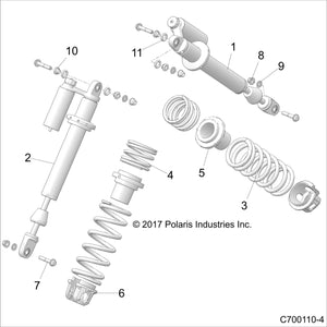 Spr-225,13.05Fl,3.04-3.04Id,Gg by Polaris 7044795-728 OEM Hardware P7044795-728 Off Road Express