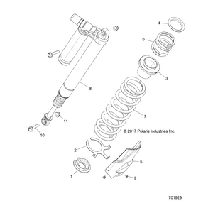 Spr-225,15.75Fl,3.04-3.04Id,Vb by Polaris 7044604-689 OEM Hardware P7044604-689 Off Road Express