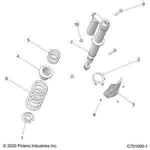 Spr-225,15.75Fl,3.04 Id,Slv by Polaris 7045578-385 OEM Hardware P7045578-385 Off Road Express