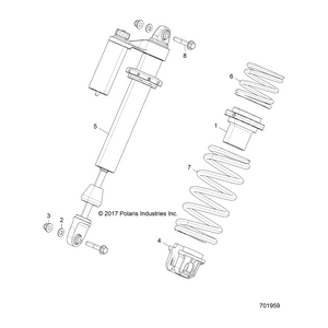 Spr-285,13.15Fl,3.04-3.04Id,Vb by Polaris 7044458-689 OEM Hardware P7044458-689 Off Road Express