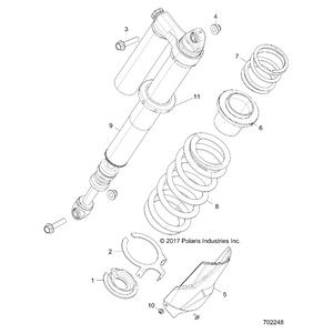 Spr-285,17.75Fl,3.04-3.04Id,Vb by Polaris 7044885-689 OEM Hardware P7044885-689 Off Road Express