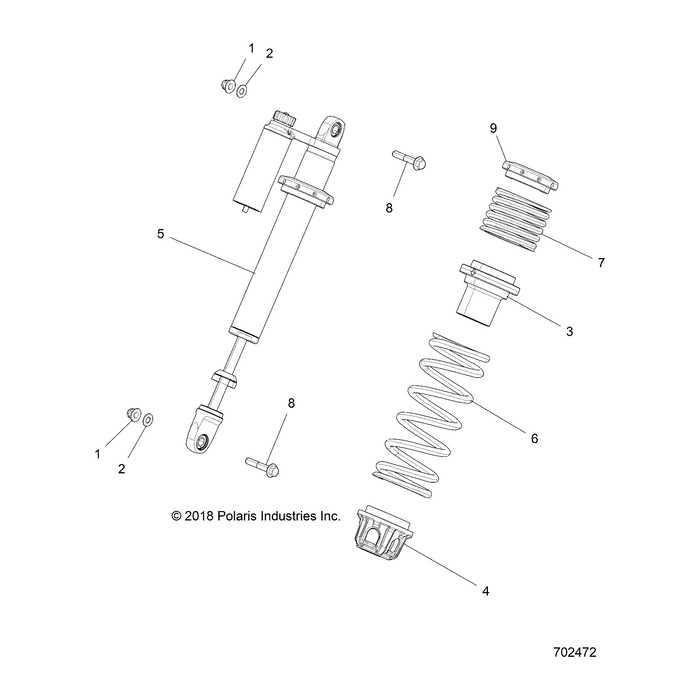 Spr-300-Prg,3.75Fl,3.04Id,Red by Polaris