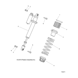 Spr-300-Prg,3.75Fl,3.04Id,V.Bl by Polaris 7044425-689 OEM Hardware P7044425-689 Off Road Express