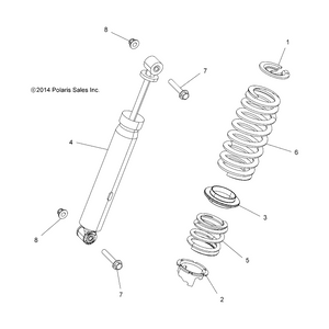 Spr-305#,10.7Fl,2.06-2.31Id,Gd by Polaris 7044329-703 OEM Hardware P7044329-703 Off Road Express