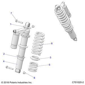 Spr-305#,10.7Fl,2.06-2.31Id,Sl by Polaris 7044329-385 OEM Hardware P7044329-385 Off Road Express