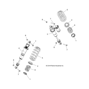 Spr-350#,10.5Fl,2.3-2.31D,I.Rd by Polaris 7044210-293 OEM Hardware P7044210-293 Off Road Express