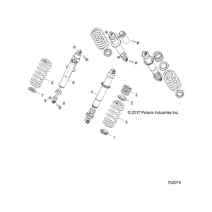 Spr-350#,10.5Fl,2.3-2.3Id,Cso by Polaris 7044210-446 OEM Hardware P7044210-446 Off Road Express