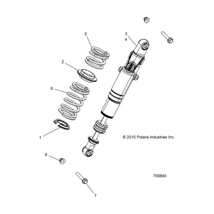 Spr-350#,13.0Fl,2.3-2.3Id,Org by Polaris 7044579-647 OEM Hardware P7044579-647 Off Road Express