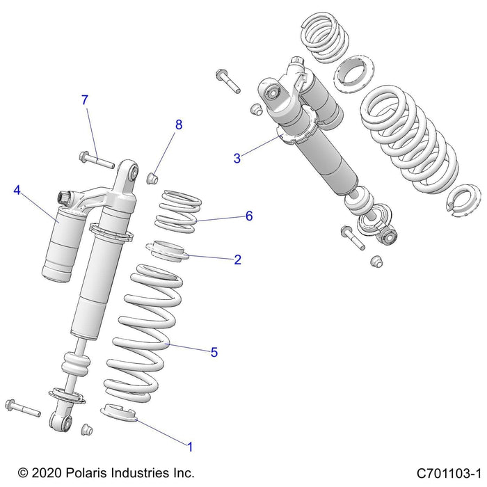 Spr-360#,3.07Fl,2.3-2.3Id,Iblu by Polaris