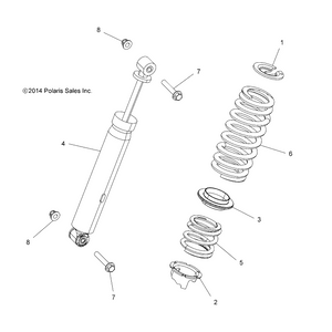 Spr-360#,3.1Fl,2.06-2.31Id,Cso by Polaris 7044218-446 OEM Hardware P7044218-446 Off Road Express