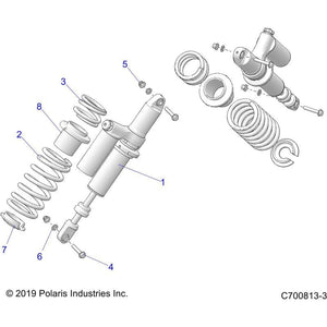 Spr-400#,3.42Fl,3.04Id,M.Tan by Polaris 7045308-686 OEM Hardware P7045308-686 Off Road Express