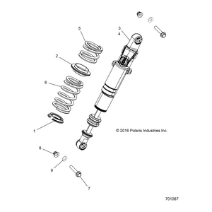 Spr-480#,2.65Fl,2.3-2.3Id,Ls by Polaris 7044580-630 OEM Hardware P7044580-630 Off Road Express