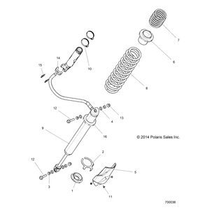 Spr-Prog,4.86Fl,3.5-3.5 Id,Lsq by Polaris 7044396-630 OEM Hardware P7044396-630 Off Road Express