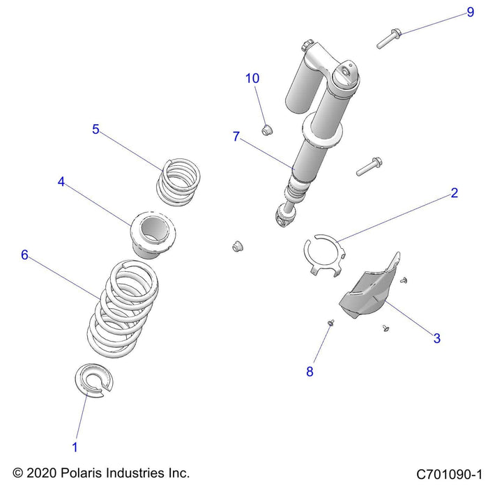 Spr-Prog,5.05Fl,3.0-3.0 Id,Slv by Polaris