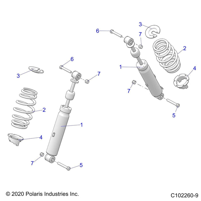 Spring-100# 12.3 Fl,Cld Slv by Polaris