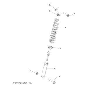 Spring 160#, Front, Mod, Matte by Polaris 7043700-458 OEM Hardware P7043700-458 Off Road Express