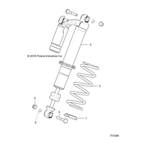 Spring 190-250#, 12 In, Indy Re by Polaris 7044691-293 OEM Hardware P7044691-293 Off Road Express