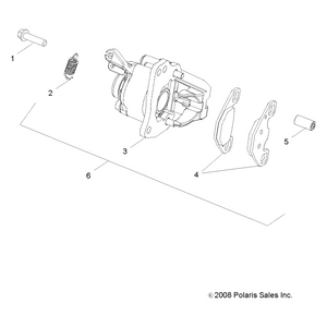 Spring-Brake by Polaris 454441 OEM Hardware P454441 Off Road Express