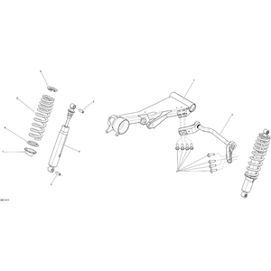 Spring by Can-Am 706001167 OEM Hardware 706001167 Off Road Express