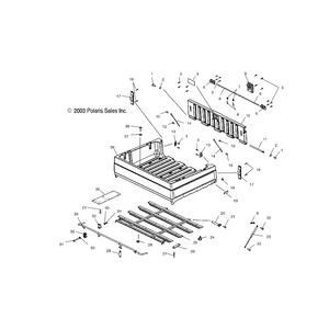 Spring by Polaris 7041687 OEM Hardware P7041687 Off Road Express