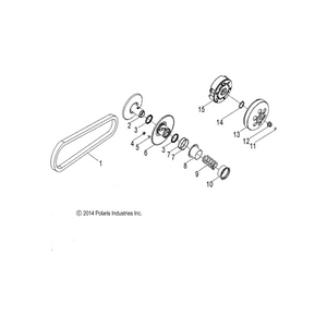 Spring-Clutch,170 by Polaris 454526 OEM Hardware P454526 Off Road Express