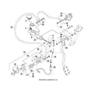 Spring,Foot Brake-Black By Arctic Cat 0502-807 OEM Hardware 0502-807 Core Power Equipment