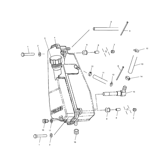 Spring Hose Clamp, .81 by Polaris