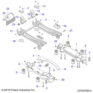 Spring-Latch,Right by Polaris 7043990 OEM Hardware P7043990 Off Road Express