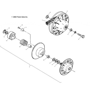 Spring Lock Washer by Polaris 7552901 OEM Hardware P7552901 Off Road Express