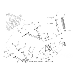 Spring-Rear,Nivo,Blk by Polaris 7043438-067 OEM Hardware P7043438-067 Off Road Express