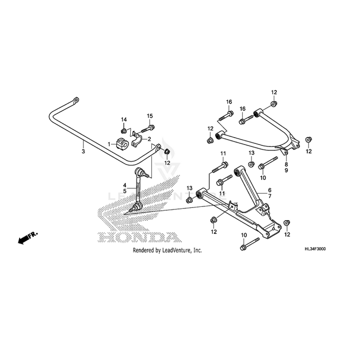 Spring, Rear Stabilizer (25.4X4.5) by Honda