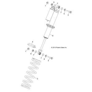 Spring Retainer by Polaris 5254385 OEM Hardware P5254385 Off Road Express