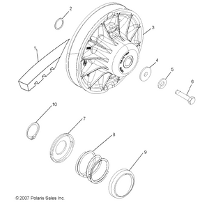 Spring Retainer, Inner by Polaris 3234616 OEM Hardware P3234616 Off Road Express