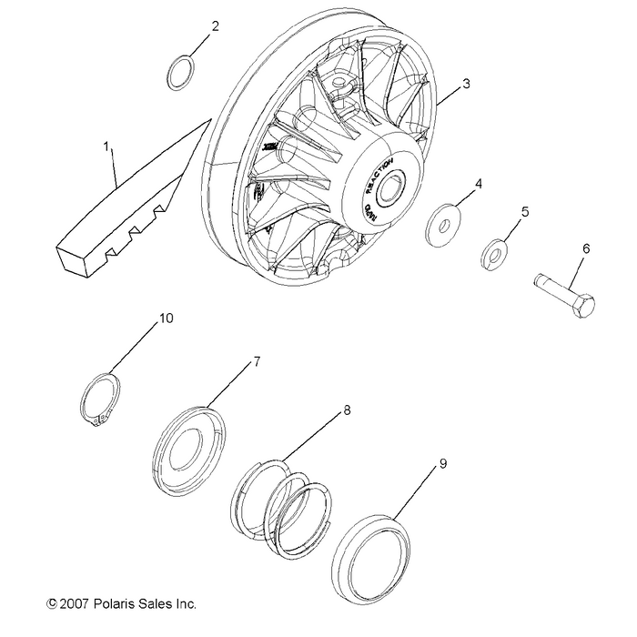 Spring Retainer, Inner by Polaris