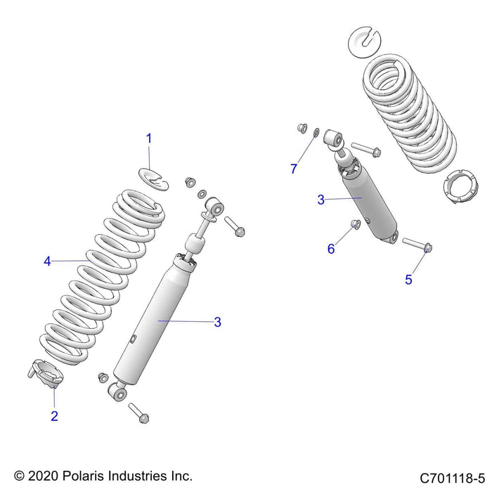 Spring Retainer, Steel by Polaris