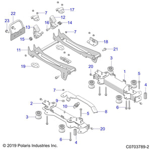 Spring-Seat Slider by Polaris 7045274 OEM Hardware P7045274 Off Road Express