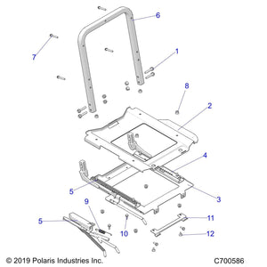 Spring-Seat Slider by Polaris 7082394 OEM Hardware P7082394 Off Road Express