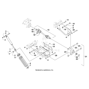 Spring, Suspension - Black By Arctic Cat 0504-845 OEM Hardware 0504-845 Core Power Equipment