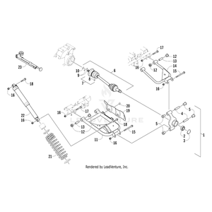 Spring, Suspension - Platinum By Arctic Cat 0504-669 OEM Hardware 0504-669 Core Power Equipment