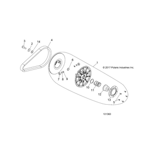 Spring Washer, .406 X 1.25 X .1 by Polaris 7556490 OEM Hardware P7556490 Off Road Express