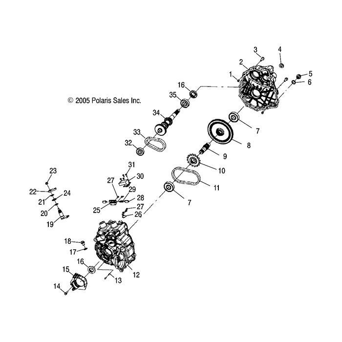 Sprocket,16/26T by Polaris