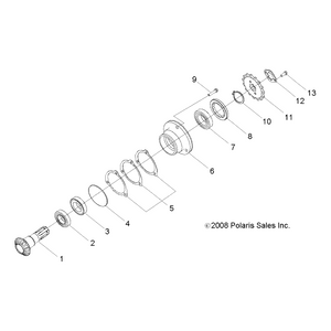 Sprocket Bracket by Polaris 454564 OEM Hardware P454564 Off Road Express