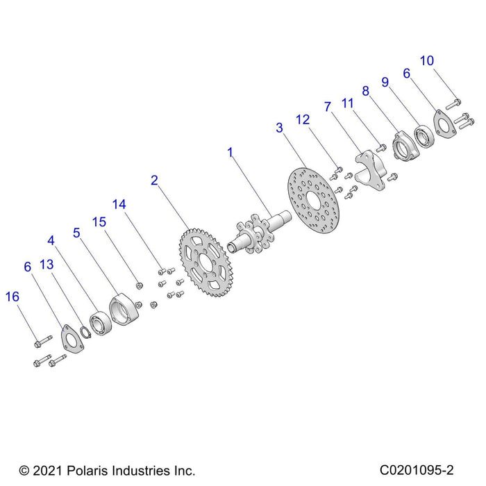 Sprocket-Drive,50P,39T by Polaris