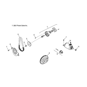 Sprocket-Oil Pump by Polaris 452504 OEM Hardware P452504 Off Road Express