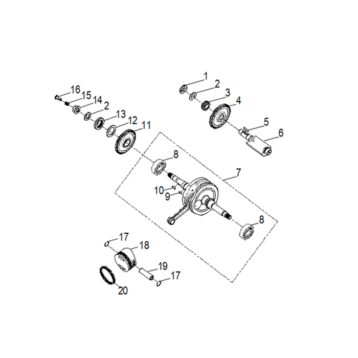 Sprocket-Oil Pump,Drive by Polaris