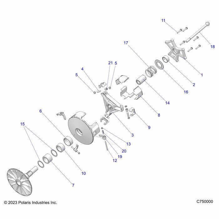 Spyder Roller Pin by Polaris